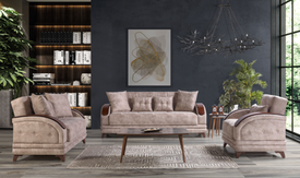 Beige 3 Piece Sofa Set ****SHIPPED TO GTA ONLY****