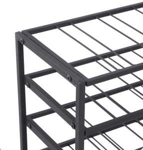 9-Tier Metal Holder Stand Display Rack Black