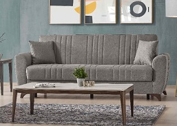 Malvina 3 Piece Grey Sofa Set ****SHIPPED TO GTA ONLY****