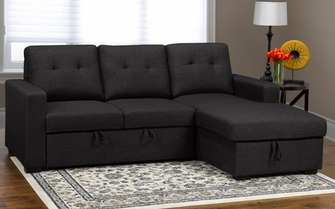 Image of SOFA BED - GREY ***Shipped to the GTA Area Only***