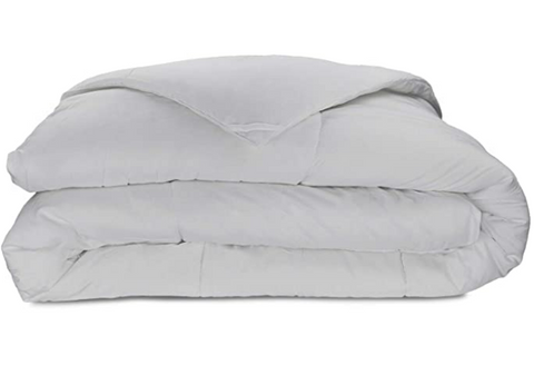 Image of Poly/Cotton White Comforter