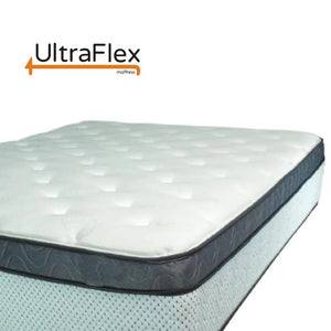 Ultraflex EUPHORIA- 14" Orthopedic Eurotop Pocket Coil Foam Encased Eco-friendly Hybrid Mattress (Made in Canada)