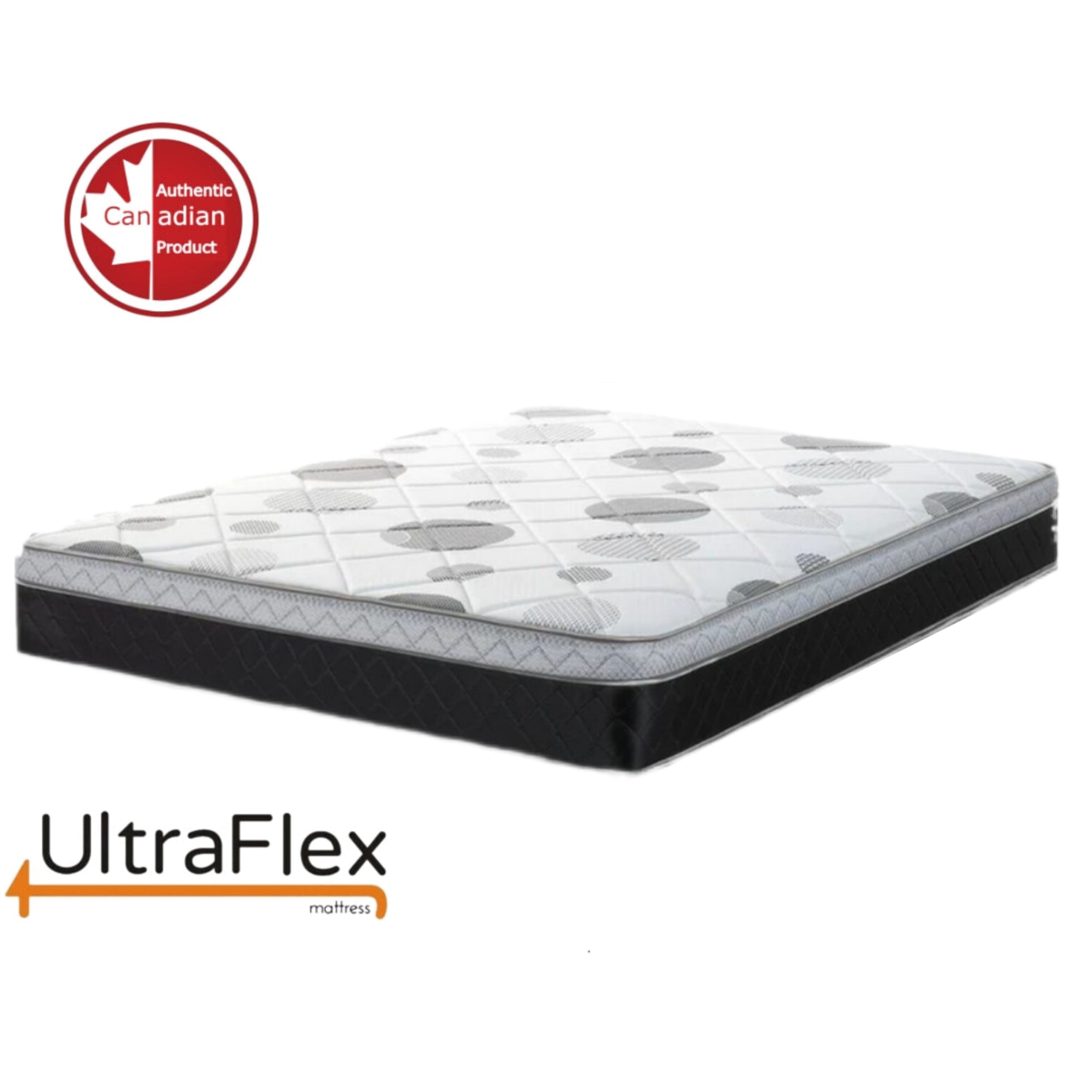 Ultraflex BLISS- 10" Orthopedic Euro-top Premium Foam Encased, Supportive, Eco-friendly Hybrid Mattress (Made in Canada)***Shipped to GTA ONLY***
