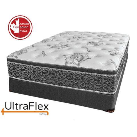 Image of UltraFlex BEAUTY- Euro Pillow Top Orthopaedic Spinal Care Innerspring Premium Foam Encased, Eco-friendly (Made in Canada)***Shipped to GTA ONLY***