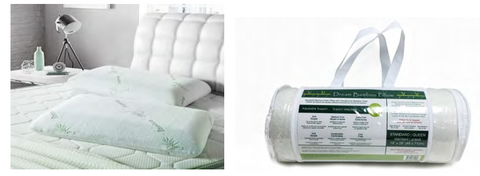 Image of Ultraflex Cozy - Orthopedic Hypoallergenic Eco-friendly Stay Cool Comfort Memory Foam Bamboo Pillow