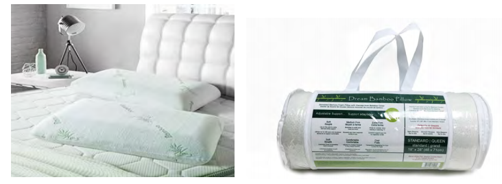 Ultraflex Cozy - Orthopedic Hypoallergenic Eco-friendly Stay Cool Comfort Memory Foam Bamboo Pillow