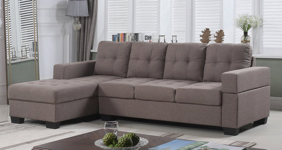Sectional Sofa Set in Brown