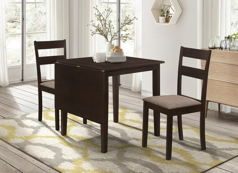 FURNITUREMATTRESSDIRECT-DINETTE SET IN ESPRESSO H-KS120