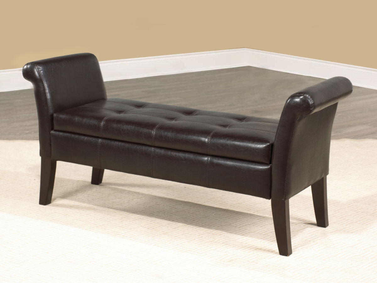 FURNITUREMATTRESSDIRECT-TORAGE BENCH IN ESPRESSO BS111