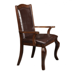 furnituremattressdirect-Walnut Arm Chair- Dining