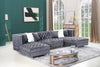 3 Piece Sofa Sectional Set in Grey Velvet ***Shipped to the GTA Area Only***