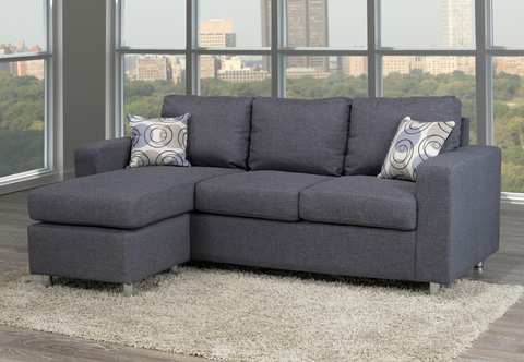 Image of Reversible Sofa Sectional-Grey- COMING SOON
