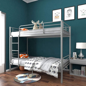 Twin/Twin Bunk Bed in Grey