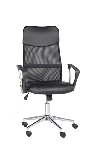 FurnitureMattressDirect-Office Chair in Black-NATOFFCHA100